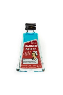 Männergrippe Ice-Mint-Likör - 0,02L 15% Vol