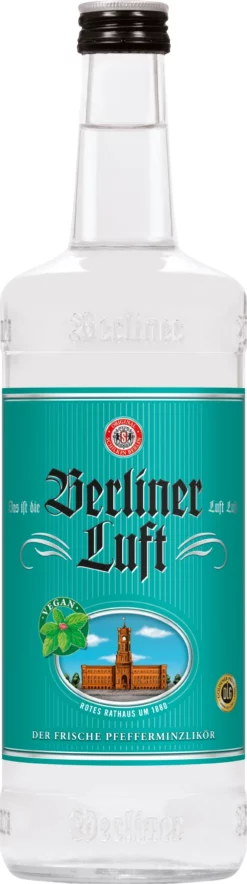 Berliner Luft Pfefferminzlikör 18 - 1 Liter 18% Vol