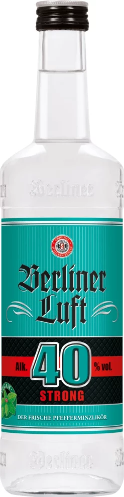 Berliner Luft 40 Der Extra Starke Pfefferminzlikör - 0,7L 40% Vol