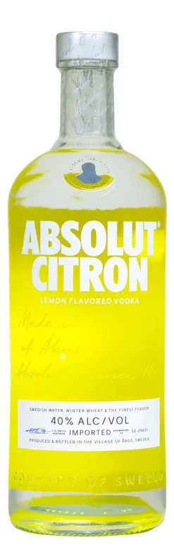Absolut Citron Flavoured Vodka - 1 Liter 40% Vol