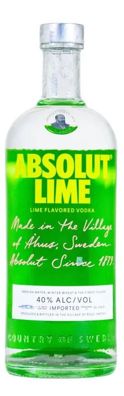 Absolut Lime Flavoured Vodka - 1 Liter 40% Vol