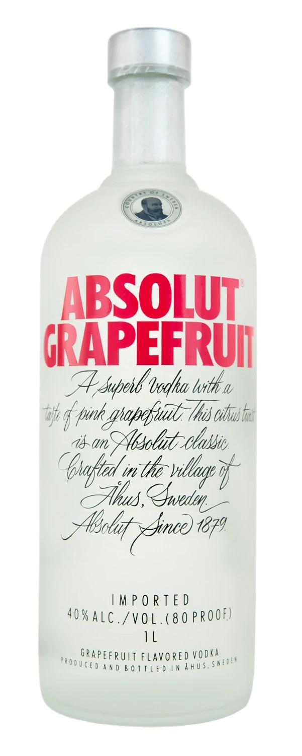 Absolut Ruby Red Grapefruit Flavoured Vodka - 1 Liter 40% Vol 1 Absolut Ruby Red Grapefruit Flavoured Vodka - 1 Liter 40% Vol