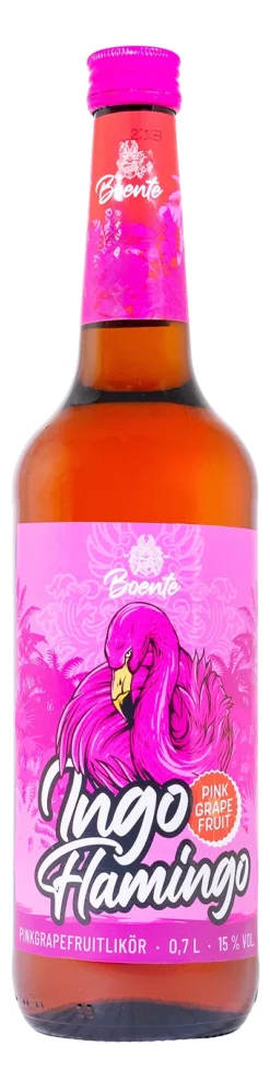 Boentes Ingo Flamingo Pink-Grapefruit Likör - 0,7L 15% Vol