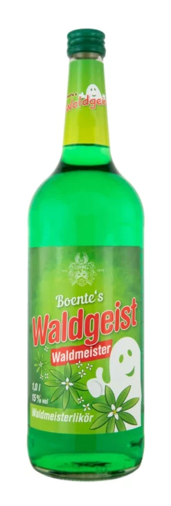 Boentes Waldgeist Waldmeisterlikör - 1 Liter 15% Vol