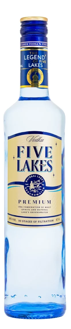 Five Lakes Premium Vodka - 0,5L 40% Vol