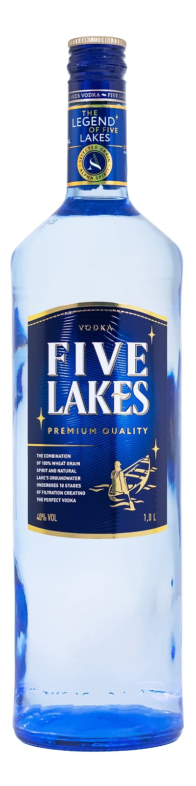 Five Lakes Vodka - 1 Liter 40% Vol 1 Five Lakes Vodka - 1 Liter 40% Vol