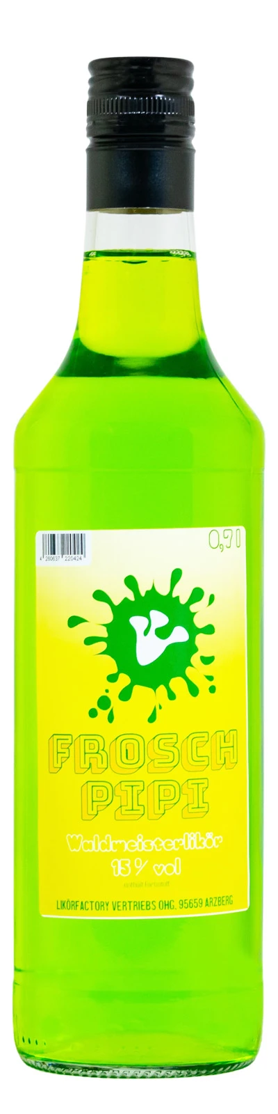 Froschpipi Waldmeisterlikör - 0,7L 15% Vol 1 Froschpipi Waldmeisterlikör - 0,7L 15% Vol