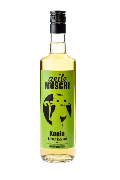 Geile Muschi Koala Eukalyptus Likör - 0,7L 15% Vol 1 Geile Muschi Koala Eukalyptus Likör - 0,7L 15% Vol
