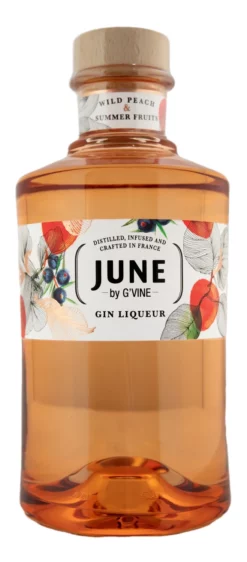 June By G-Vine Wild Peach & Summer Fruits Gin Liqueur - 0,7L 37,5% Vol