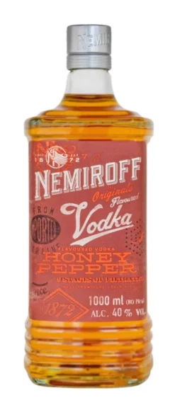 Nemiroff Vodka Honey & Pepper - 1 Liter 40% Vol