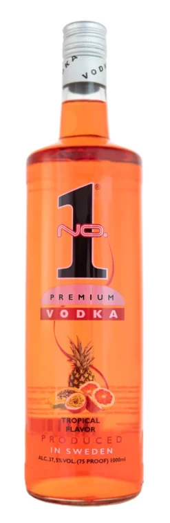 No. 1 Premium Vodka Tropical - 1 Liter 37,5% Vol