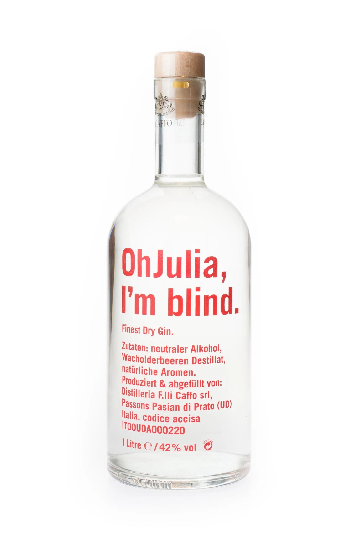 Oh Julia Dry Gin - 1 Liter 42% Vol 1 Oh Julia Dry Gin - 1 Liter 42% Vol