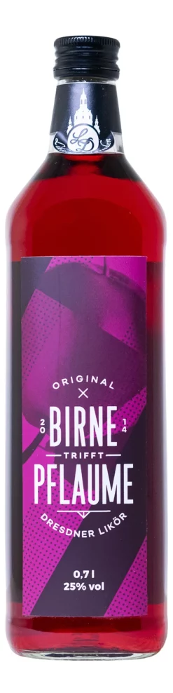 Original Dresdner Birne-Pflaumen-Likör - 0,7L 25% Vol