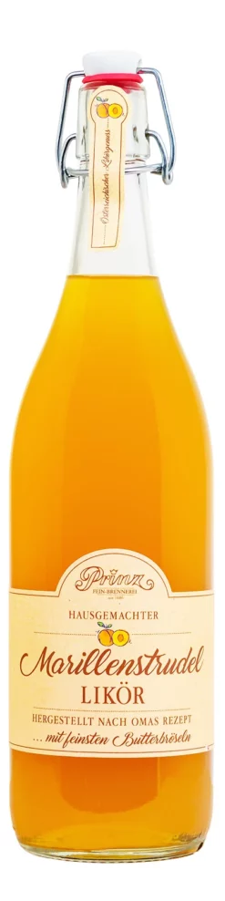 Prinz Marillenstrudel Likör - 1 Liter 16% Vol