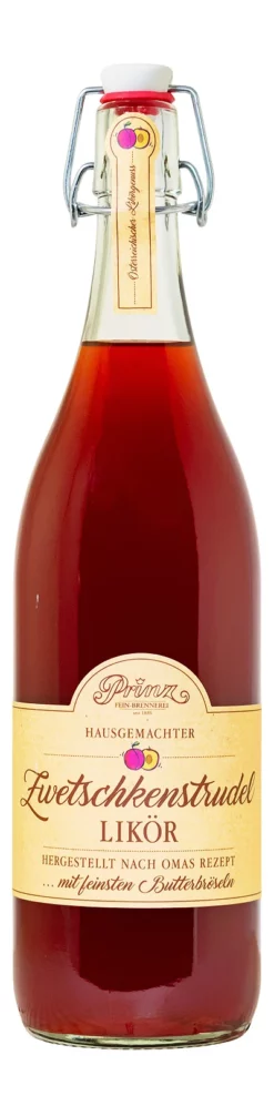 Prinz Zwetschkenstrudel Likör - 1 Liter 16% Vol