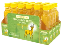 Paket [24 X 0,02L] St. Hubertus Fruchtiger Apfel Tropfen - 0,48L 15,3% Vol