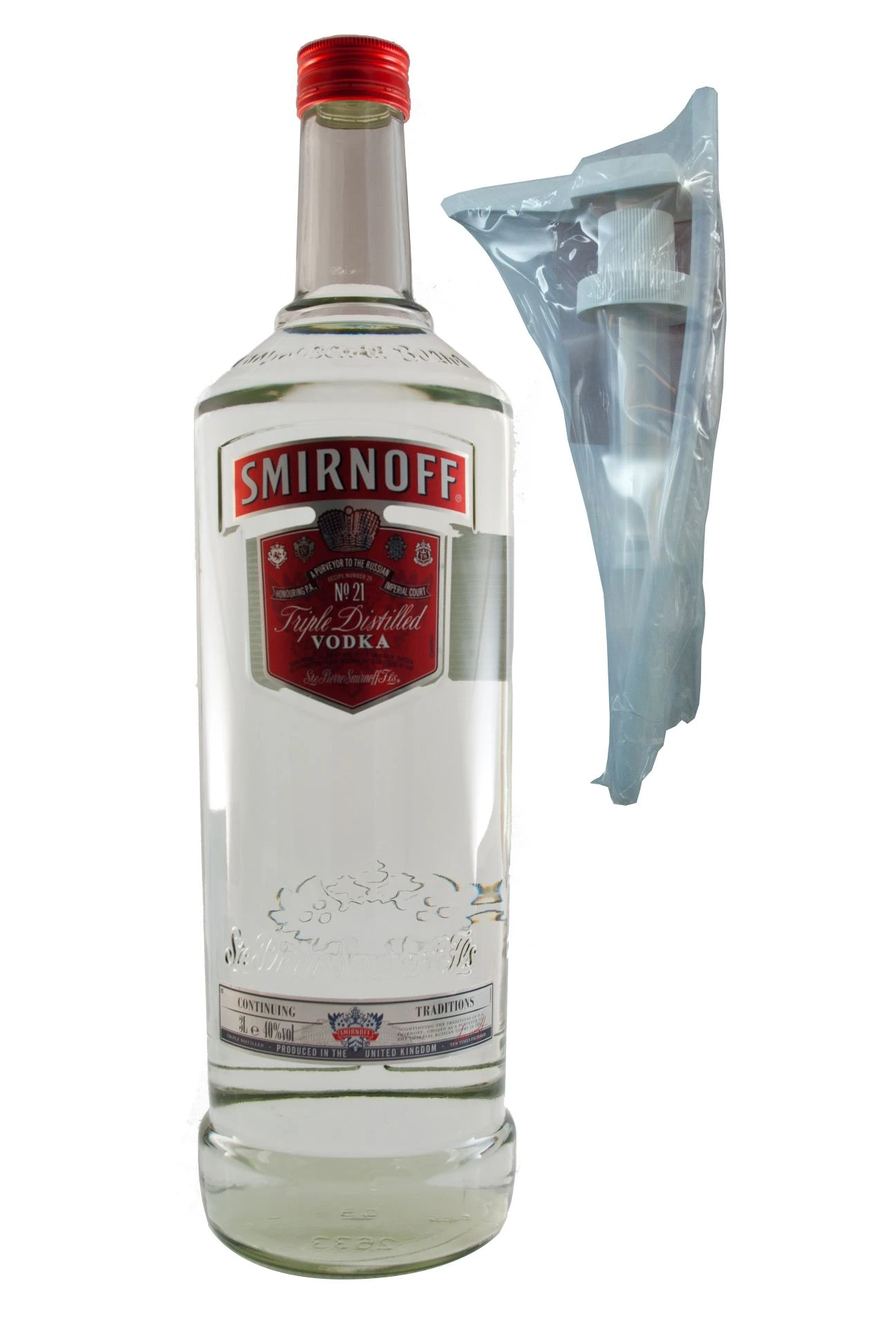 Smirnoff 3 Liter M. PUMPE (Red Label) - 3L 40% Vol 1 Smirnoff 3 Liter M. PUMPE (Red Label) - 3L 40% Vol