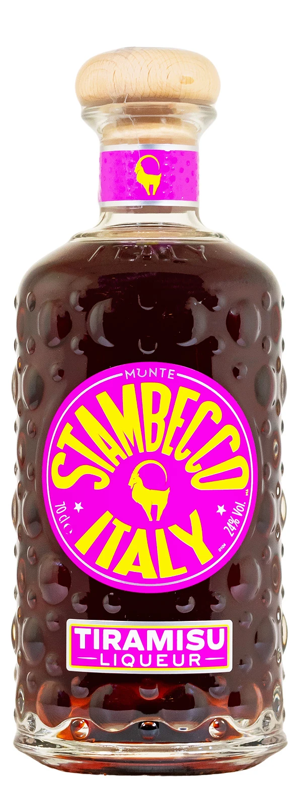 Stambecco Tiramisu Likör Mit Glas - 0,7L 24% Vol 2 Stambecco Tiramisu Likör Mit Glas - 0,7L 24% Vol – Bild 2
