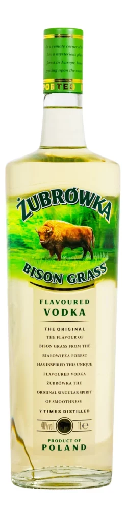 Zubrowka The Original Bison Grass Vodka - 1 Liter 40% Vol