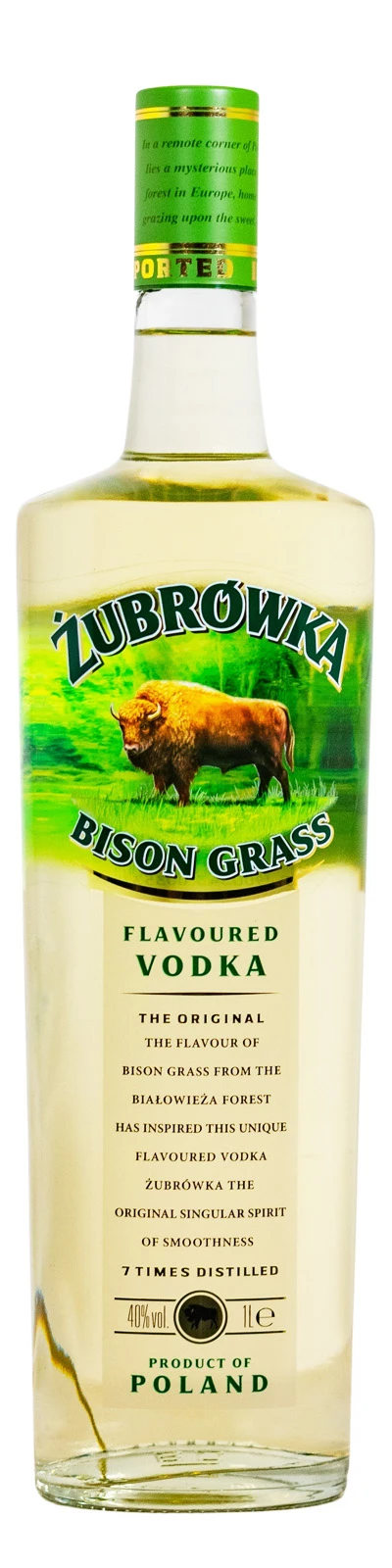 Zubrowka The Original Bison Grass Vodka - 1 Liter 40% Vol 1 Zubrowka The Original Bison Grass Vodka - 1 Liter 40% Vol